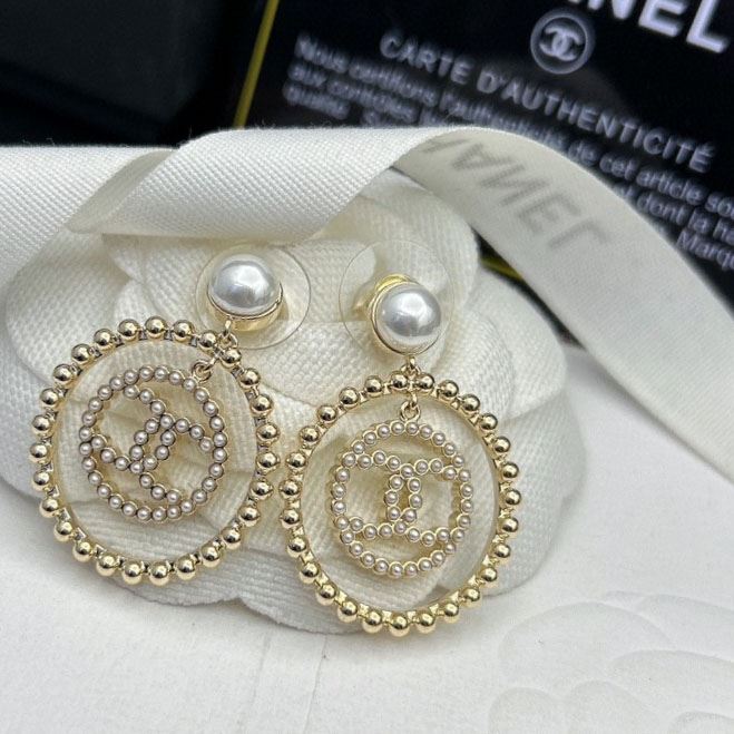 Ch*el earrings